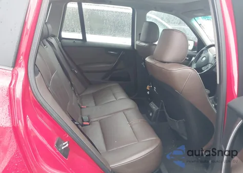 2007 BMW X3 3.0Si from USA, damaged, VIN WBXPC93447WF28792